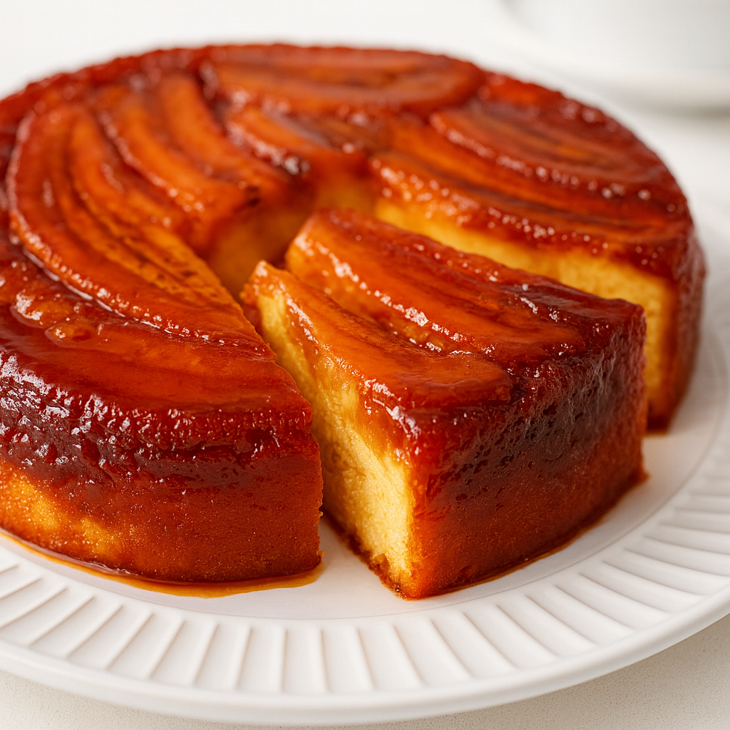 Bolo de banana de frigideira