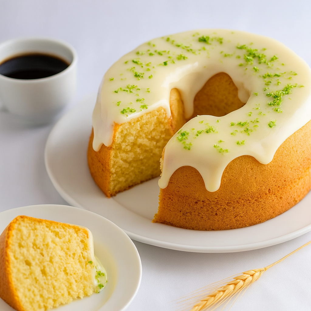 Bolo de lim&atilde;o low carb de liquidificador